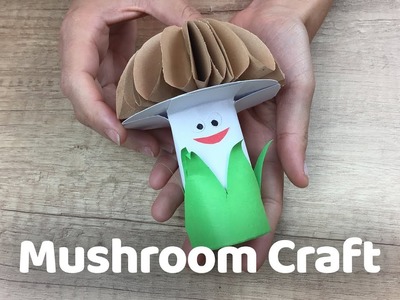 Amazing paper craft idea cute Mushroom easy DIY for kids