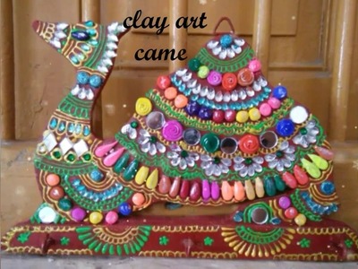 Art and craft items.paper art.clay art.handmade items at home.