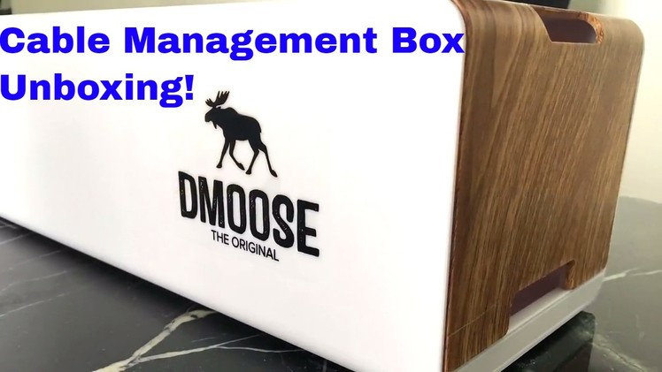 Best Surge Protector Cable Management | DMoose Cable Organizer Unboxing | Before And After