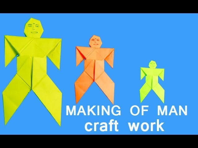 Craft Work | How to make PAPER HUMAN | MALE| FEMALE | Childhood Memories | Fun with friends