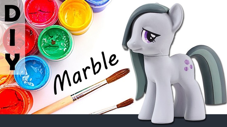 CUSTOM My Little Pony MARBLE PIE Tutorial MLP Toy Figure DIY | SweetTreatsPonies