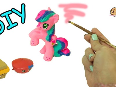 Custom Painting My Little Pony + Shopkins With Acrylic Paint - DIY Craft Video