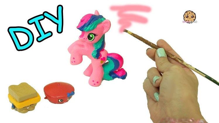 Custom Painting My Little Pony + Shopkins With Acrylic Paint - DIY Craft Video