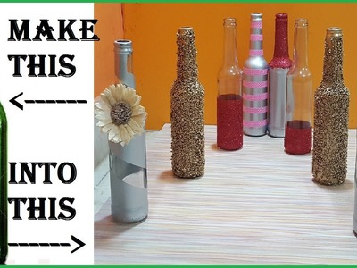 Decorative Bottles | Do It Yourself | Just Craft | Easy