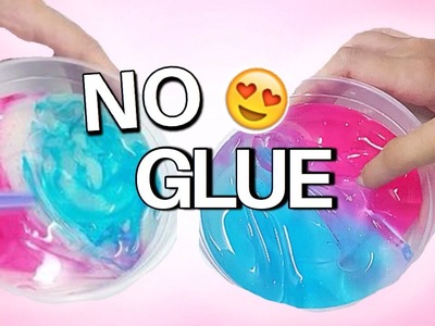 DIY CLEAR SLIME WITHOUT GLUE (MUST WATCH!)