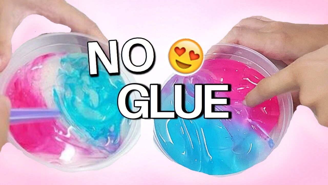 how to make clear slime without glue or activator