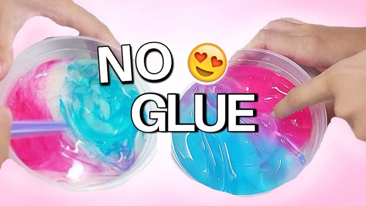 DIY CLEAR SLIME WITHOUT GLUE (MUST WATCH!)