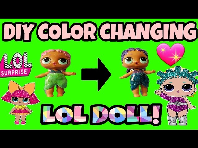 DIY COLOR CHANGING LOL DOLL!!