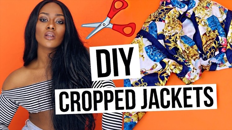 DIY : Cropped Jackets!! Trend Alert!