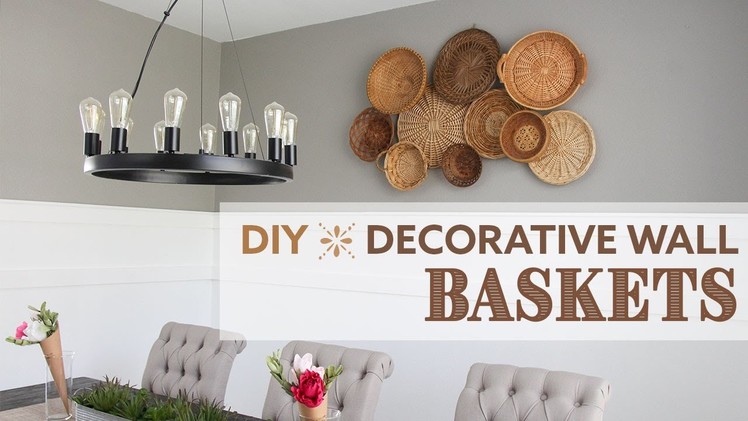 DIY Decorative Wall Baskets | Mural de Cestas