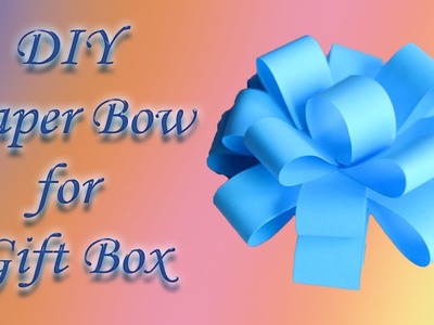 DIY easy paper bow tutorial, DIY easy paper bow with DIY Creations, DIY easy paper bow,