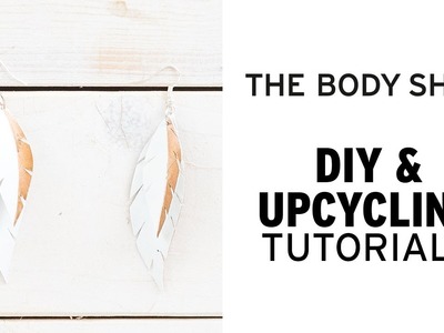 DIY Feather Earrings | Jewellery Hacks| The Body Shop UAE Upcycling Tutorials
