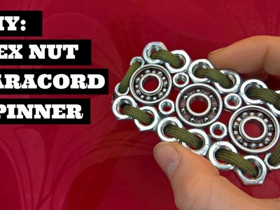 DIY Fidget Spinner Hex Nut Paracord | Fidget Spinner DIY
