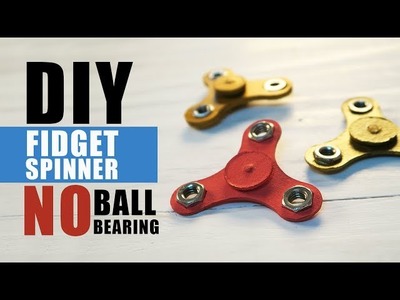 DIY Fidget Spinner Without Ball Bearings | Mad Stuff With Rob