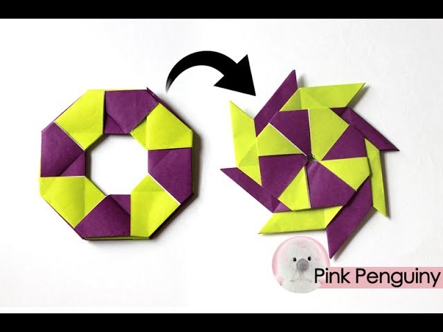 [DIY] How to Make Origami Transforming Ninja Star - Kids Teaching Kids