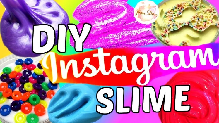 DIY Instagram Slime Tested! Twizzler Butter Slime, Galaxy Slime, Crunchy Slime!