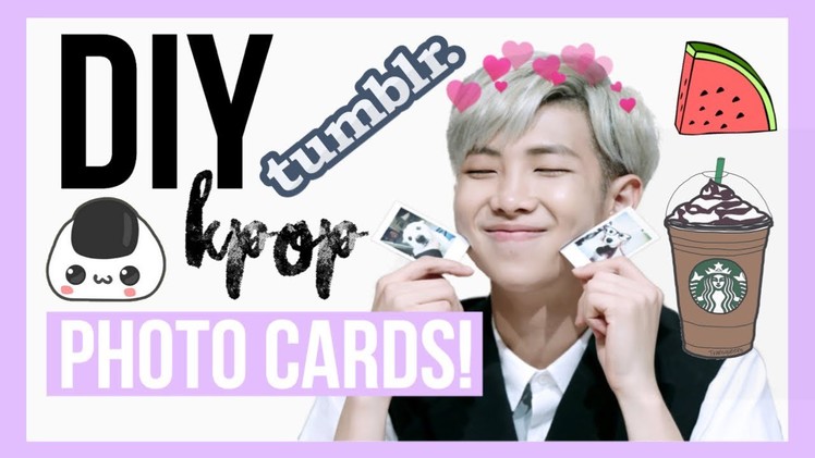 DIY KPOP Photocards! Affordable and Easy! EXO, BTS and More! | Hunnie Bunnie ♡♡♡