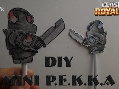 DIY Mini P.E.K.K.A Paper Craft Clash Royale | Craft With Paper 2017✔