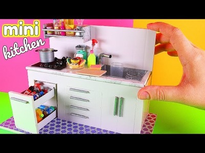 DIY Miniature Kitchen + Blender, Cooking Oil, and more
