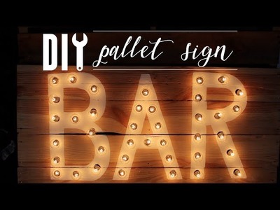 DIY Pallet Sign