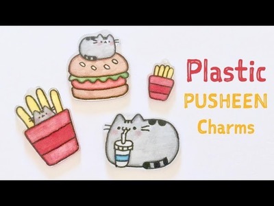 DIY Plastic Pusheen Charms & Fast food