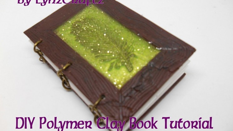 DIY Polymer Clay Book tutorial