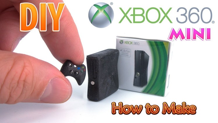 DIY Realistic Miniature Xbox360 | DollHouse | No Polymer Clay!