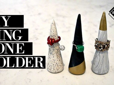 DIY: Ring Cone Holder | Using Polymer Clay
