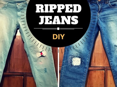 DIY Ripped Jeans for Women | Make Distressed Denim At Home