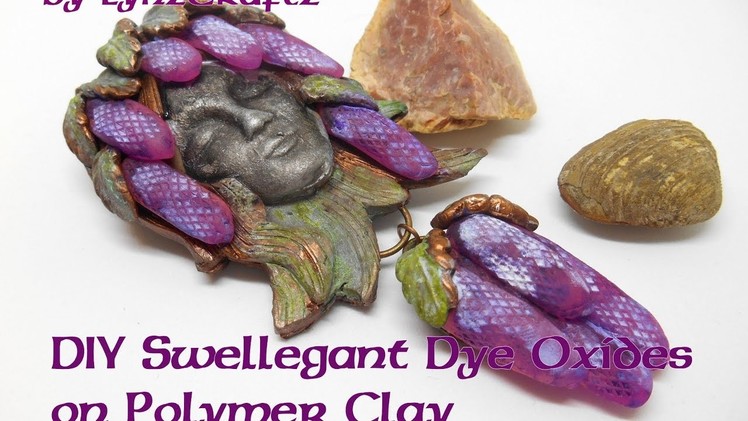 DIY Swellegant Dye Oxides on Polymer Clay tutorial