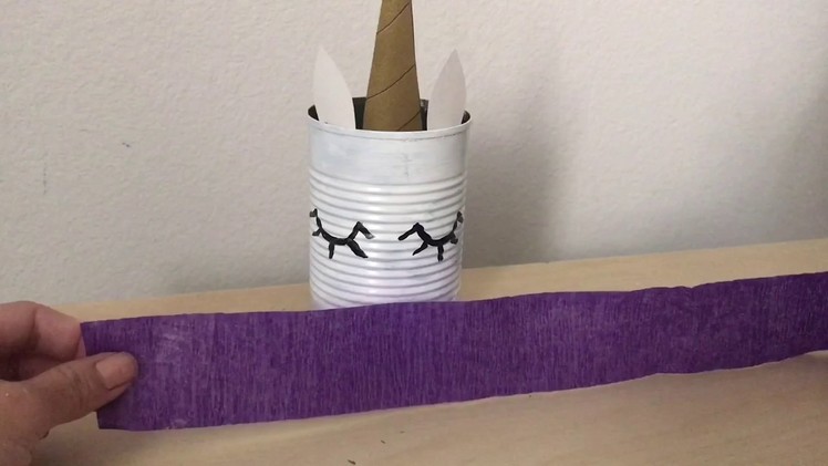 DIY Unicorn Can Craft - Turn Recycled Can Into a Unicorn