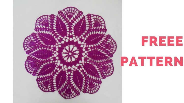 Doily free pattern. crochet tutorial.crochet doily diy. crochet inspiration