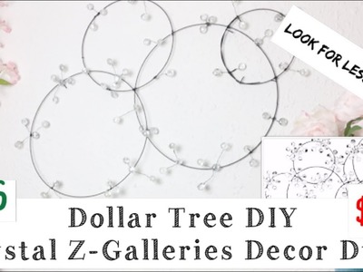 Dollar Tree DIY Glam Z Gallerie Decor Dupe #3