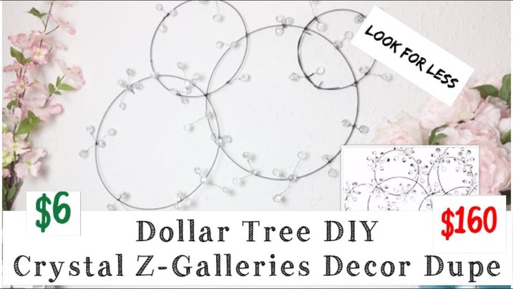 Dollar Tree DIY Glam Z Gallerie Decor Dupe #3
