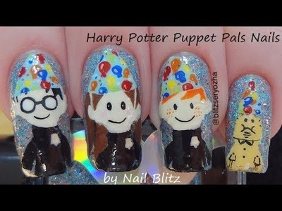 Harry Potter Puppet Pals - Neville's Birthday - DIY Nail Art Tutorial