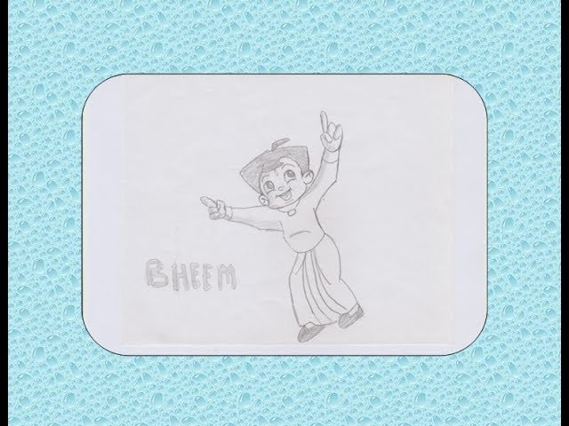 How  Draw Chhota Bheem Character . Art And Craft Point