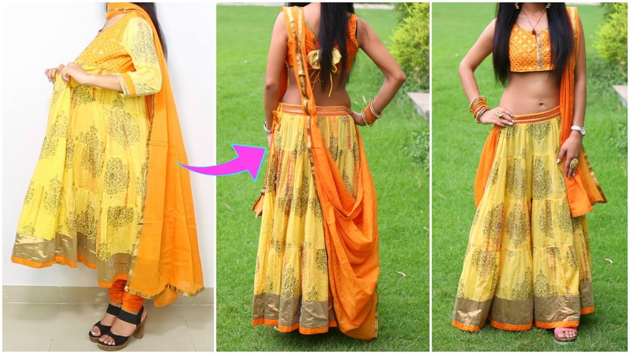 anarkali suit cutting stitching