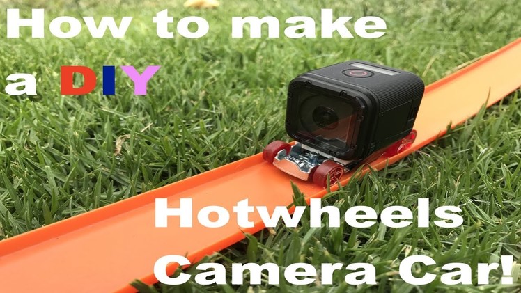 How to make a Hot wheels Gopro Camera Car DIY Tutorial | HOBBYTRACKS