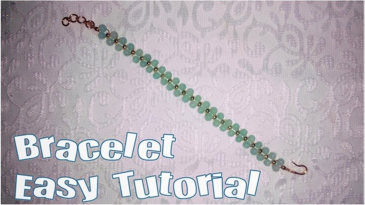 How To Make DIY Bracelet With String And Beads | Jewellery Box