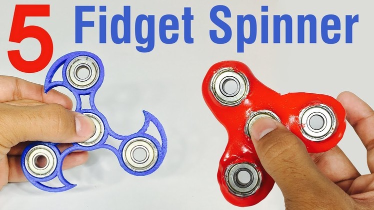 How To Make Fidget Spinners At Home - DIY 5 Types of Fidget Spinner - Indian LifeHacker