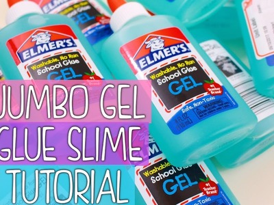 How To Make GEL slime.floam | GIANT GEL FLOAM JUMBO SLIME DIY