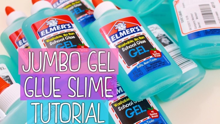 How To Make GEL slime.floam | GIANT GEL FLOAM JUMBO SLIME DIY