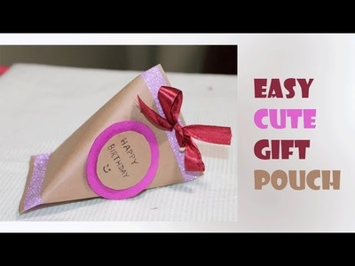 How to make gift box- how to diy- paper box- Make your own gifts- Gift pouch tutorial