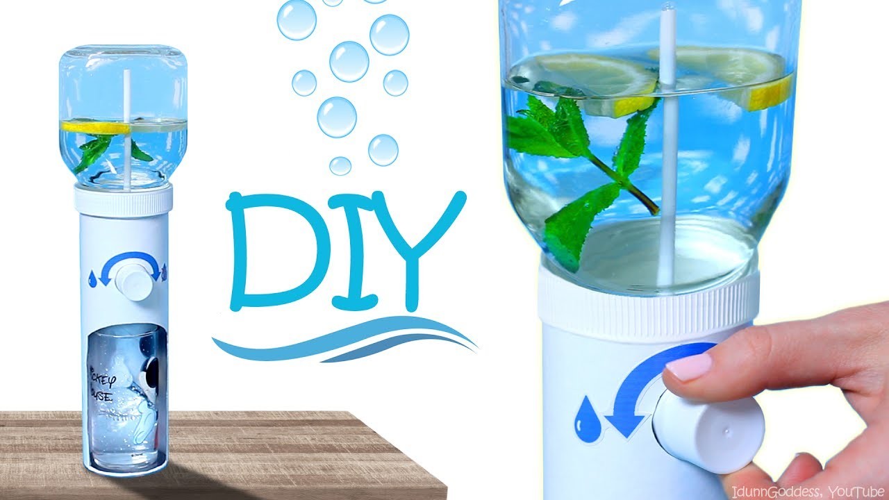 How To Make Working Water Dispenser DIY Desk Water Cooler