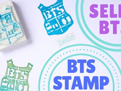 【KPOP DIY】 How To Make A BTS Eraser Stamp ♥! (ENG Sub)