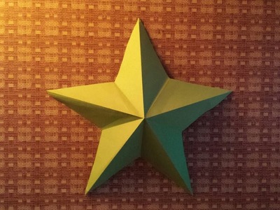 Make Easy 3D paper STAR Craft best for 2017