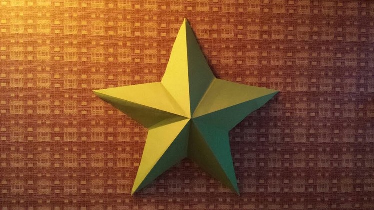 Make Easy 3D paper STAR Craft best for 2017