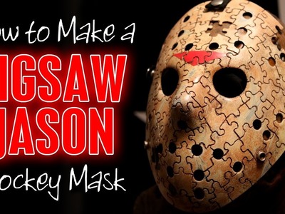 Making a "Jigsaw Jason" Hockey Mask - Friday the 13th DIY Tutorial