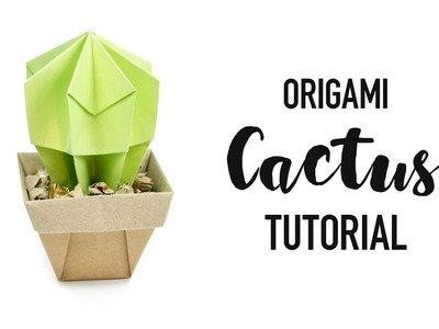 Origami Cactus Tutorial ♥︎ DIY ♥︎ Paper Kawaii