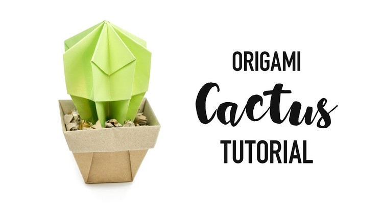 Origami Cactus Tutorial ♥︎ DIY ♥︎ Paper Kawaii